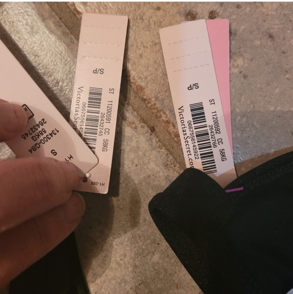 NWT Victoria's Secret Woman's Bikini 2 Piece Black Swimsuit Sz L - Picture 10 of 11